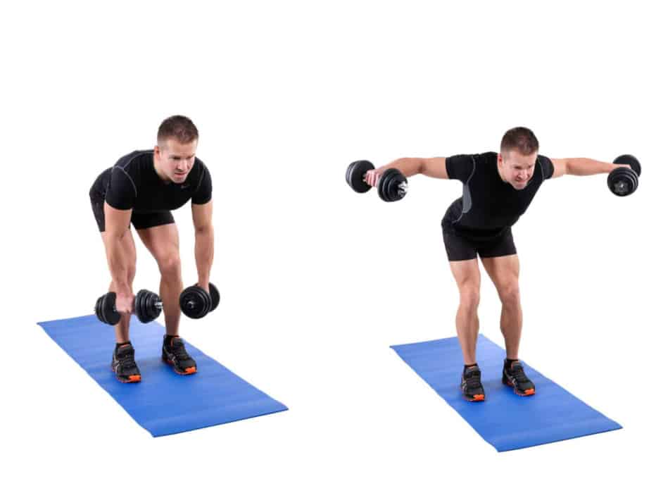 Man doing Reverse Fly exercise